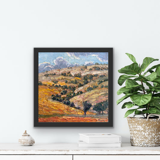 Western Foothills, 16" x 16"