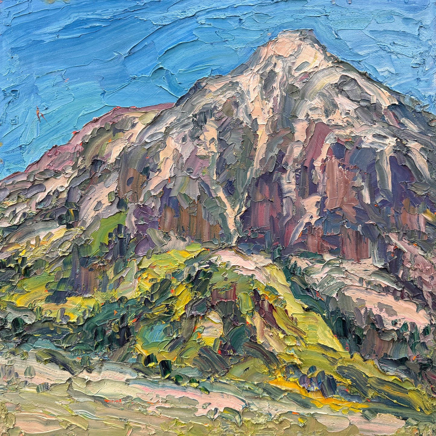 North of Crested Butte, 16" x 16"
