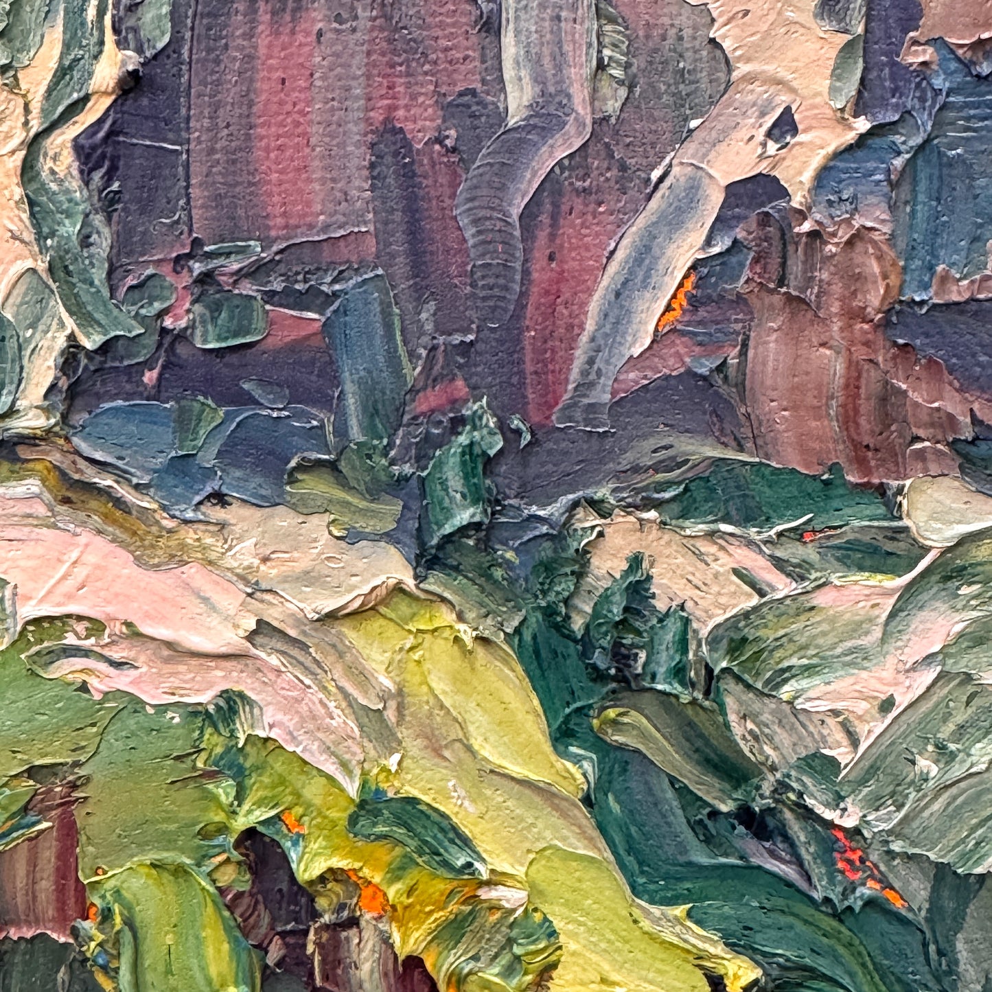 North of Crested Butte, 16" x 16"