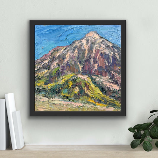 North of Crested Butte, 16" x 16"